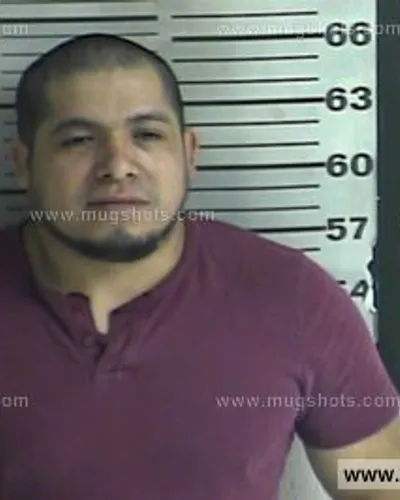 Booking photo of Migael Sanchez, Dyer County, Nov 8, 2016