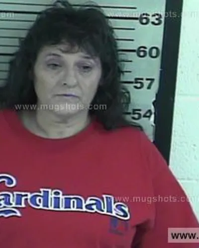 Booking photo of Debra Jean Holt, Dyer County, Nov 12, 2016