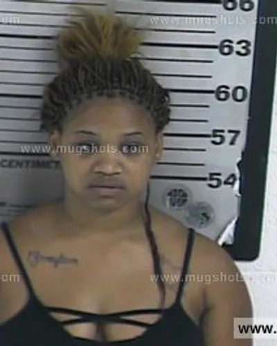 Booking photo of Amber Nicole Young, Dyer County, Aug 2, 2016