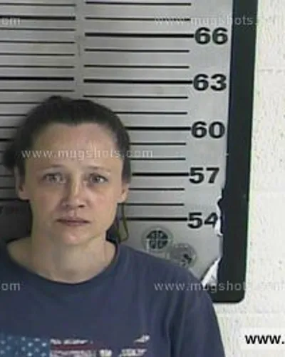 Booking photo of Amy Burns(garrard), Dyer County, Apr 17, 2016