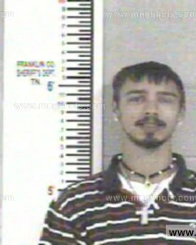 Booking photo of CHRISTOPHER HALL, Franklin County, Jan 7, 2013