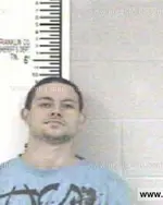 Booking photo of Cody ALAN Cates, Franklin County, Jan 7, 2013