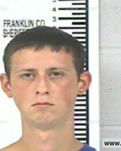 Booking photo of DEREK BUSS, Franklin County, Aug 12, 2013