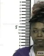 Booking photo of Vanzant Iesha Akwaala, Franklin County, Oct 7, 2017