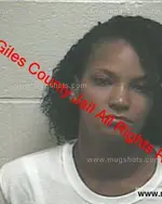 Booking photo of Cassera Monet Driver, Giles County, Nov 4, 2019