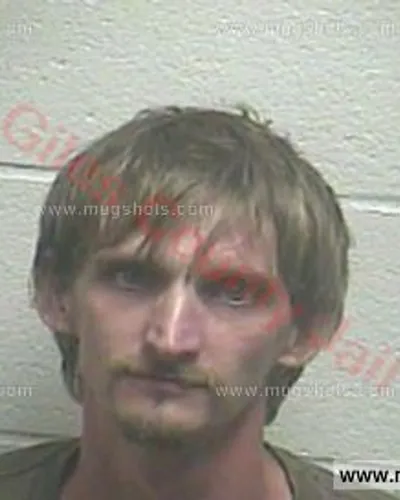 Booking photo of Paul Rider, Giles County, Jul 16, 2016