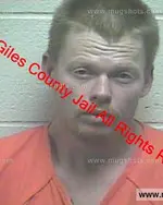 Booking photo of Anthony Curt Mcgee, Giles County, Mar 1, 2019