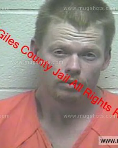 Booking photo of Anthony Curt Mcgee, Giles County, Mar 1, 2019