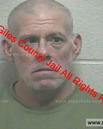 Booking photo of Timothy Herrero, Giles County, Jan 24, 2019