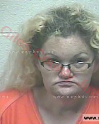 Booking photo of Kimberly Summers, Giles County, May 16, 2018