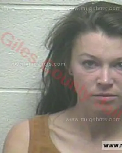 Booking photo of Bethany Schrimsher, Giles County, Nov 25, 2016