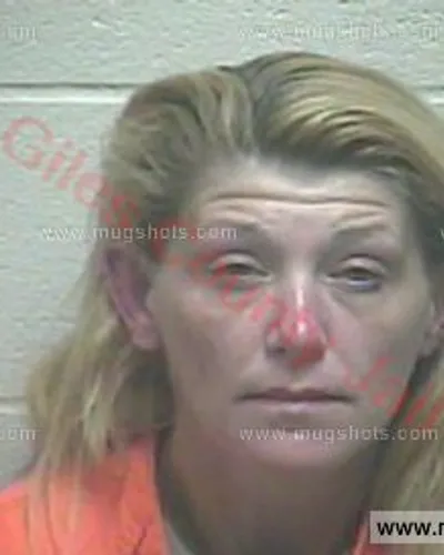 Booking photo of Kimberly Ann Vargas, Giles County, Mar 22, 2017