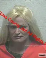 Booking photo of Tonia Lynette Cooper, Giles County, Feb 1, 2020