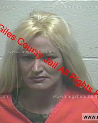 Booking photo of Tonia Cooper, Giles County, Feb 1, 2020