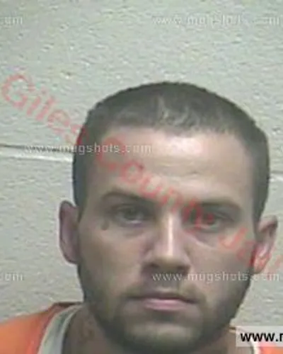 Booking photo of STEVEN L SMITH, Giles County, Aug 17, 2016