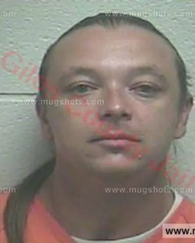 Booking photo of Richard Brandon Jackson, Giles County, May 10, 2018