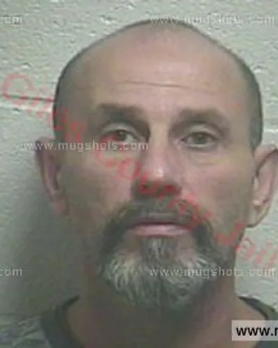 Booking photo of Donald Gene Justice, Giles County, Aug 12, 2016