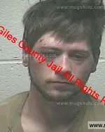 Booking photo of Quinton Victor Lane, Giles County, Jan 30, 2020