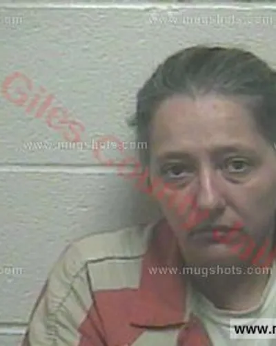 Booking photo of Louanne Marie Armstrong, Giles County, Mar 30, 2017