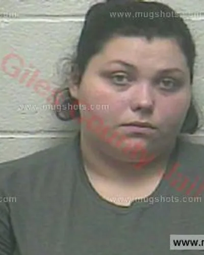 Booking photo of Kelsea Patterson, Giles County, Apr 24, 2018