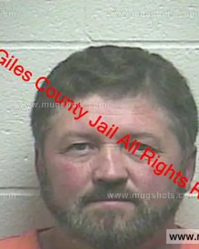 Booking photo of RICHARD TODD DAVIS, Giles County, Mar 9, 2019