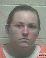 Booking photo of Kimberly Michelle Bain, Giles County, Aug 25, 2015