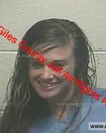 Booking photo of Betsy Megan Chapman, Giles County, Nov 10, 2019