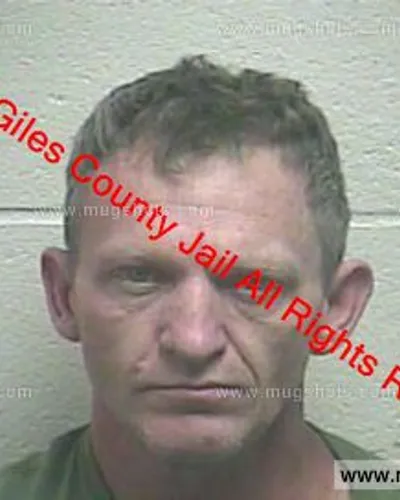 Booking photo of Terry Lee Harville, Giles County, Mar 12, 2019