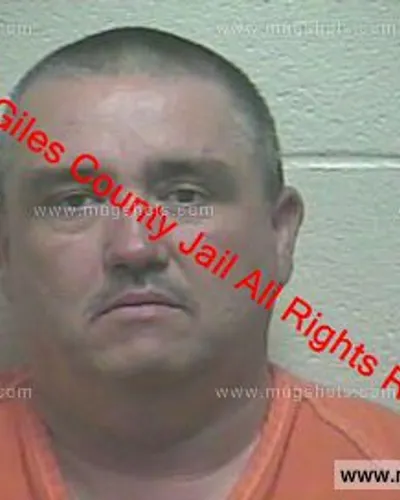 Booking photo of Terry Darnell, Giles County, Sep 27, 2019