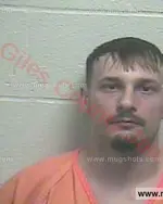 Booking photo of Stephen Michael Shelton, Giles County, Feb 6, 2016