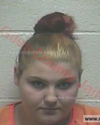 Booking photo of Anna Lea Curry, Giles County, Nov 22, 2017