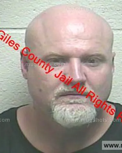 Booking photo of Joel Koenig, Giles County, May 9, 2020