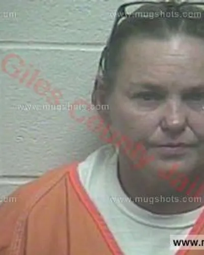 Booking photo of Tracie Harvey, Giles County, Dec 11, 2016