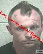 Booking photo of Jesse Chesley Bass, Giles County, Dec 25, 2018