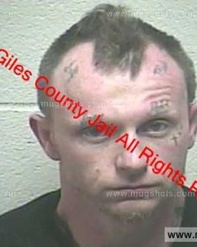 Booking photo of Jesse Chesley Bass, Giles County, Dec 25, 2018