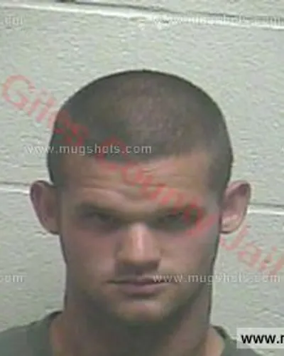 Booking photo of Andrew Duane Shearer, Giles County, Jun 10, 2016