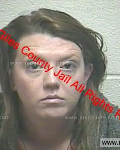 Booking photo of Kristina Boone, Giles County, Feb 15, 2020