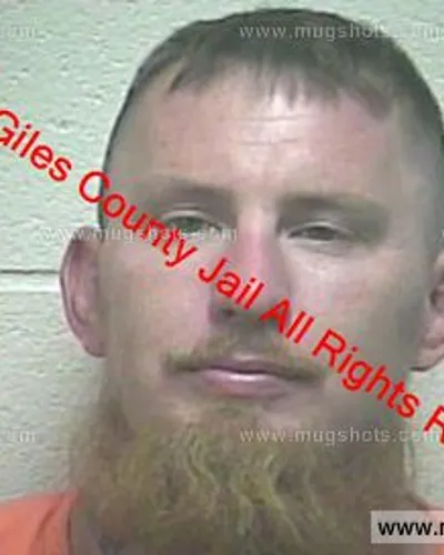 Booking photo of Robert Brymer, Giles County, May 11, 2019
