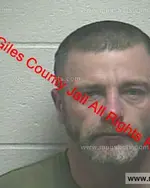 Booking photo of Chadwick Lane Stanford, Giles County, Jan 25, 2019