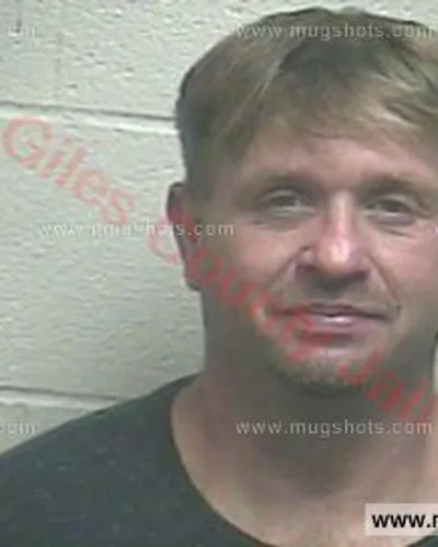 Booking photo of Stephen Fuller, Giles County, Jul 18, 2016