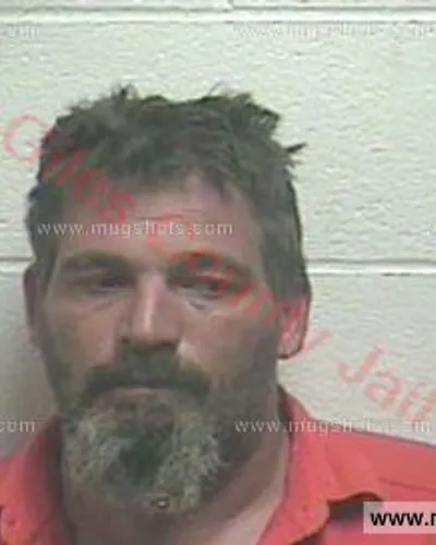 Booking photo of Thomas Truett Hall III, Giles County, Mar 24, 2017