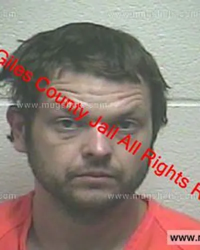 Booking photo of Brian Russell Lanier, Giles County, Dec 25, 2018