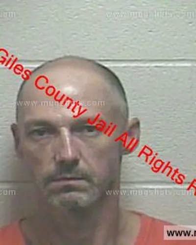 Booking photo of Shaun Sharp, Giles County, Oct 9, 2019