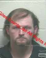 Booking photo of Christopher Drew Scott, Giles County, Jan 30, 2020