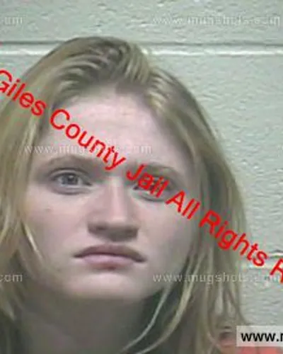 Booking photo of Taylor Jade Lide, Giles County, Mar 27, 2019