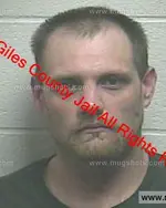 Booking photo of Wesley James Royall, Giles County, Apr 18, 2019