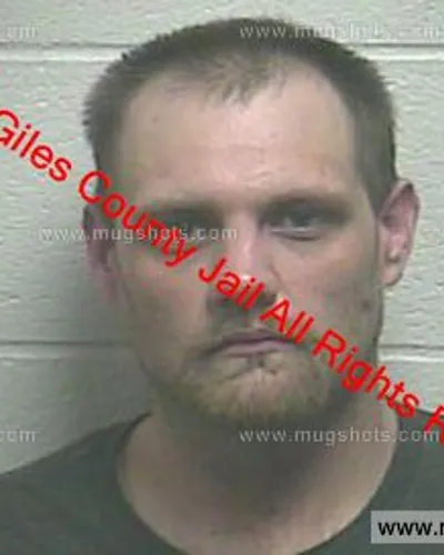 Booking photo of Wesley James Royall, Giles County, Apr 18, 2019