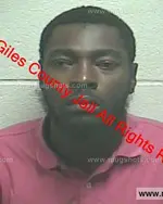 Booking photo of Malik Rashad Cross, Giles County, Apr 1, 2020