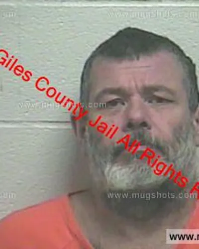 Booking photo of Billy Wade Robbins, Giles County, Mar 5, 2019