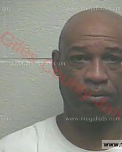 Booking photo of Anthony Hargrove, Giles County, Mar 26, 2018